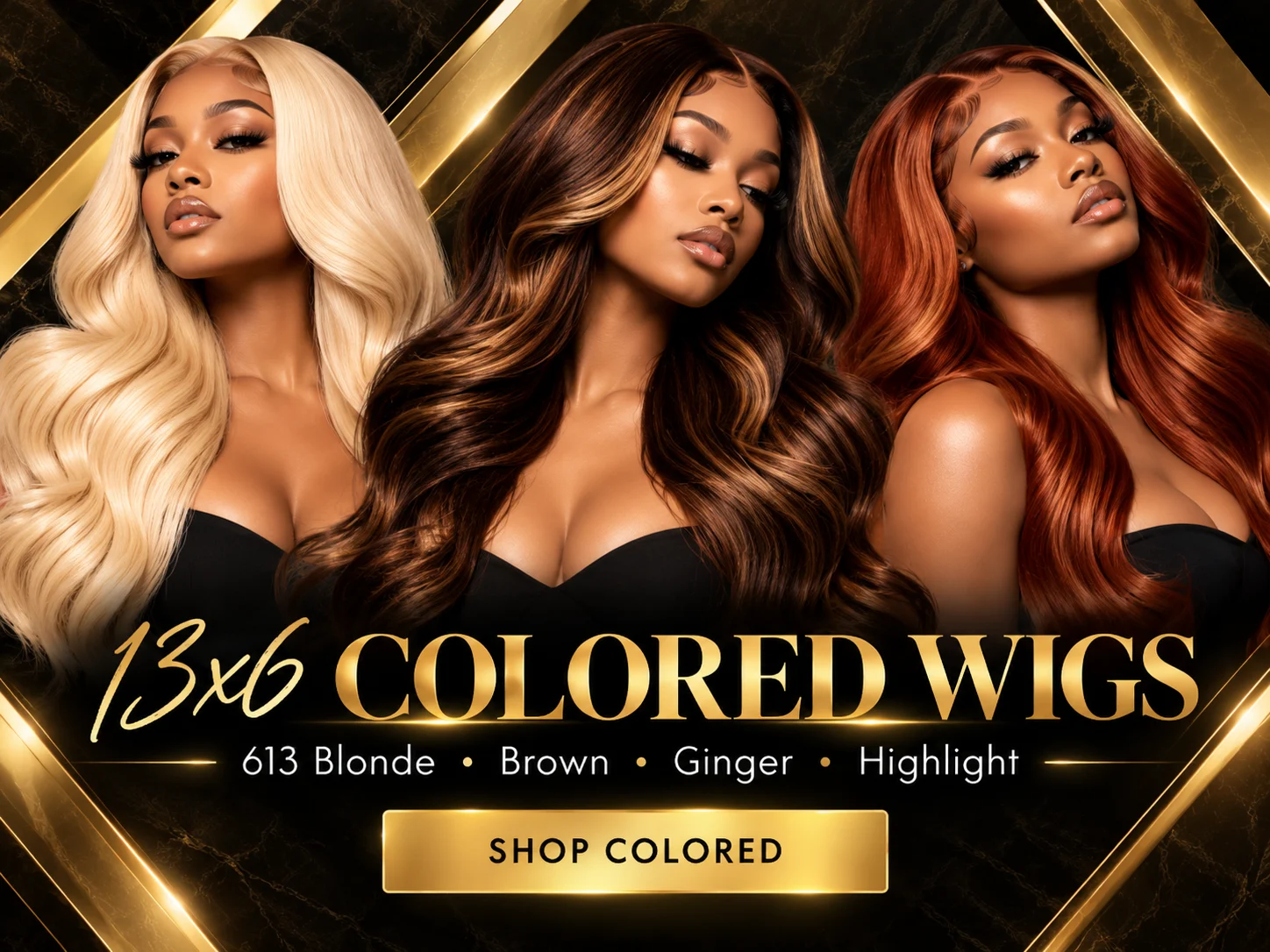 Shop 13×6 colored wigs